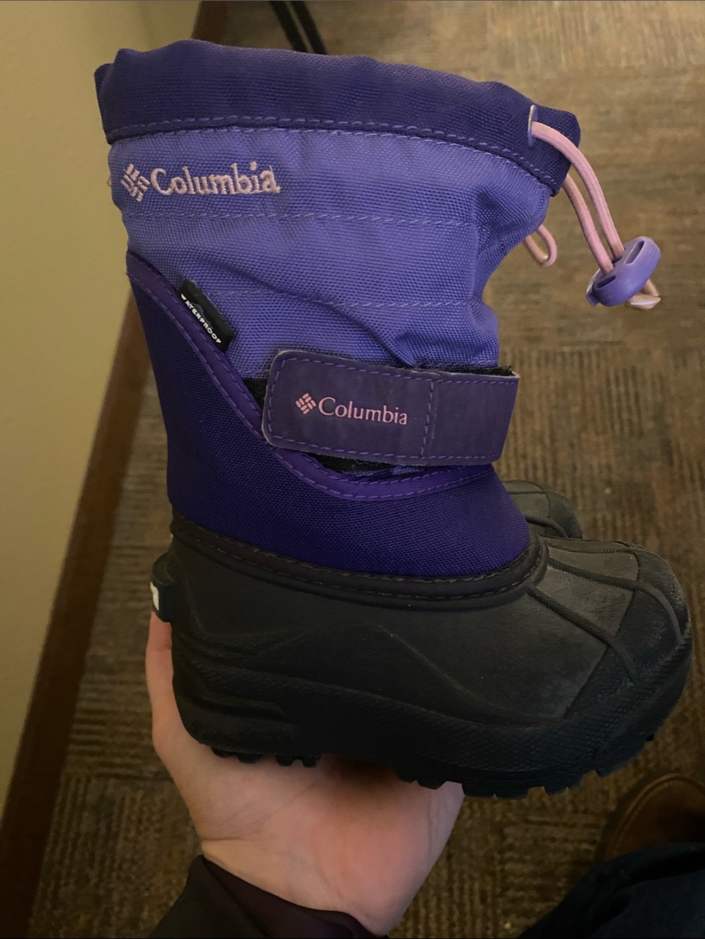 Columbia Purple Kids Winter Boot